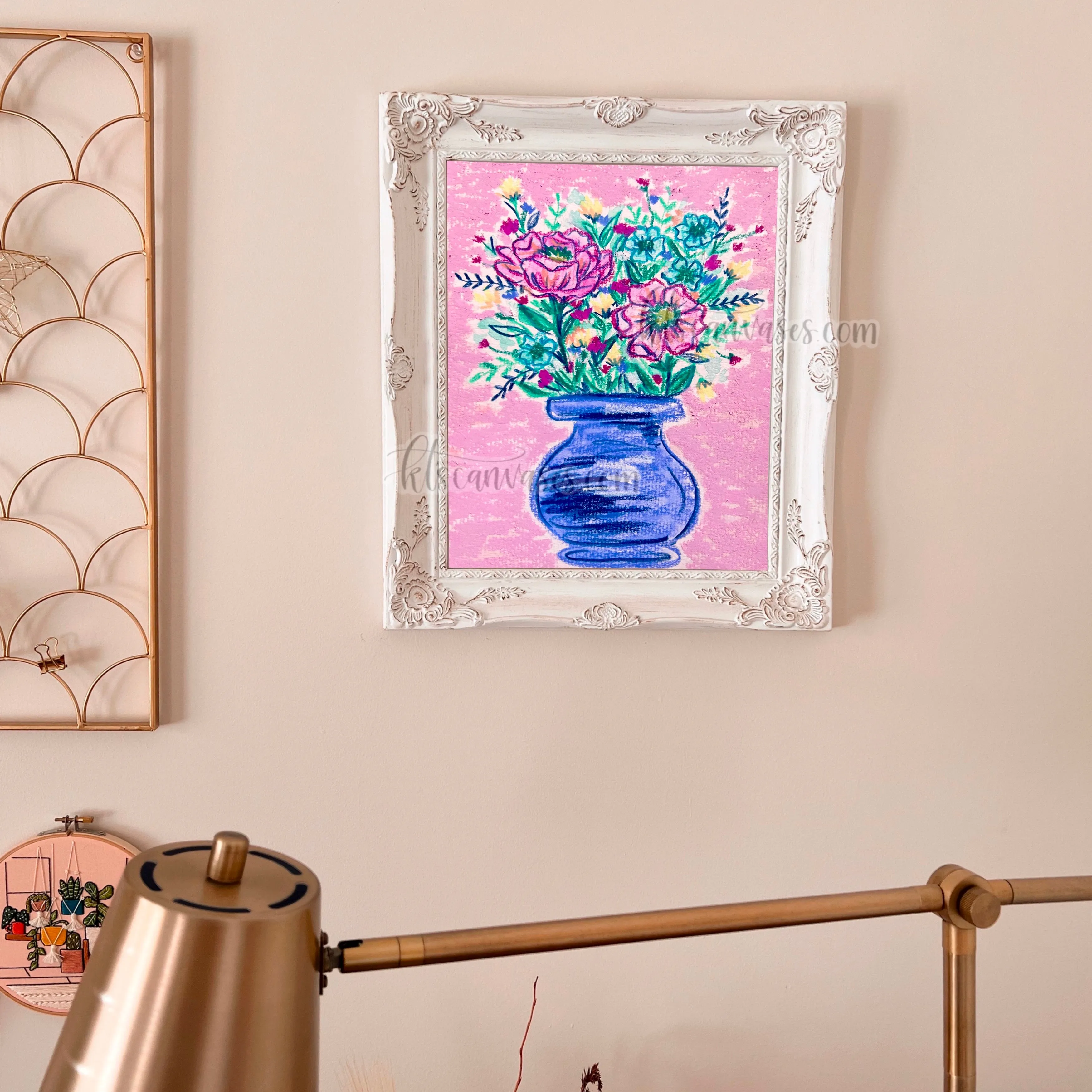 Abstract Florals No. 17 Art Print
