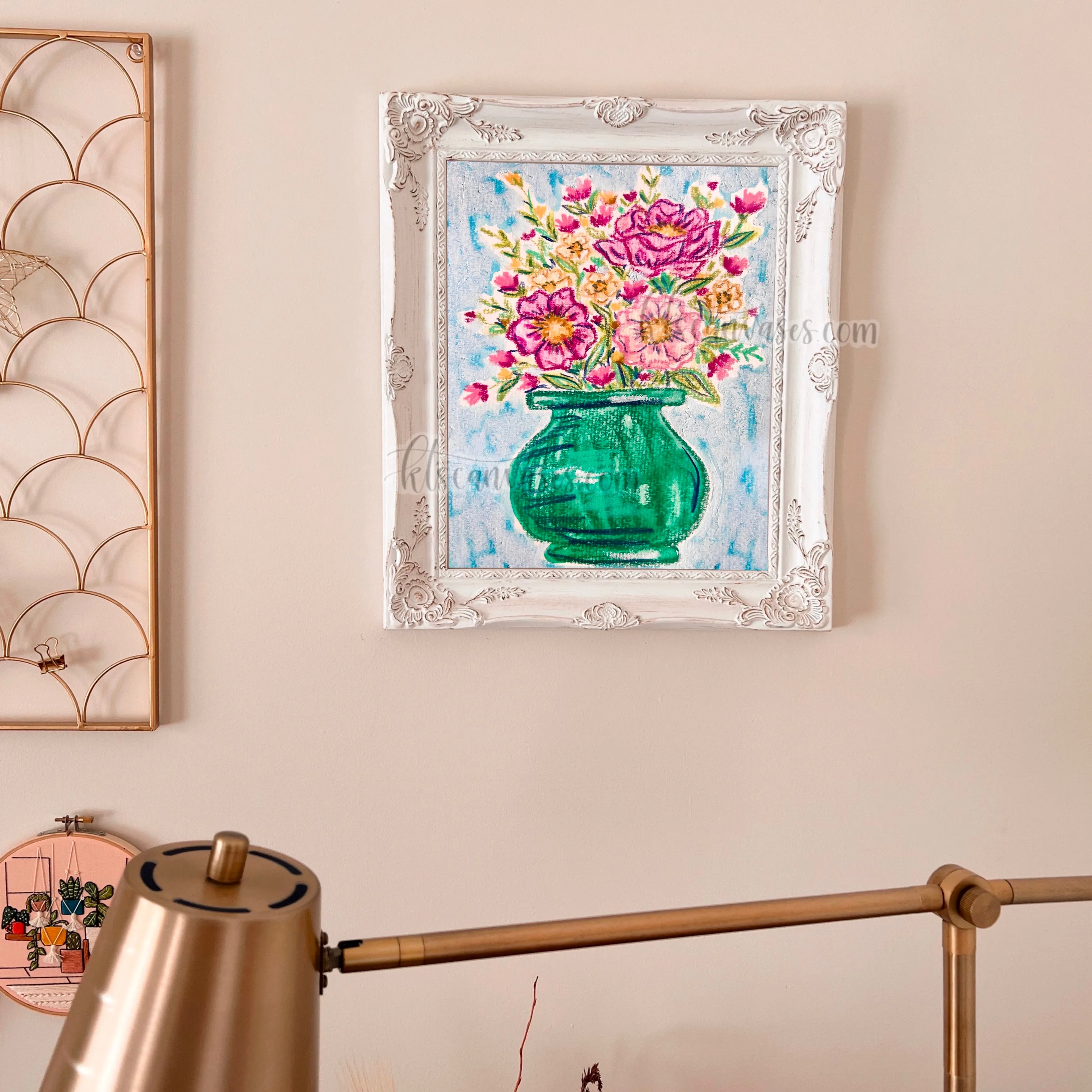Abstract Florals No. 18 Art Print