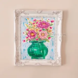 Abstract Florals No. 18 Art Print