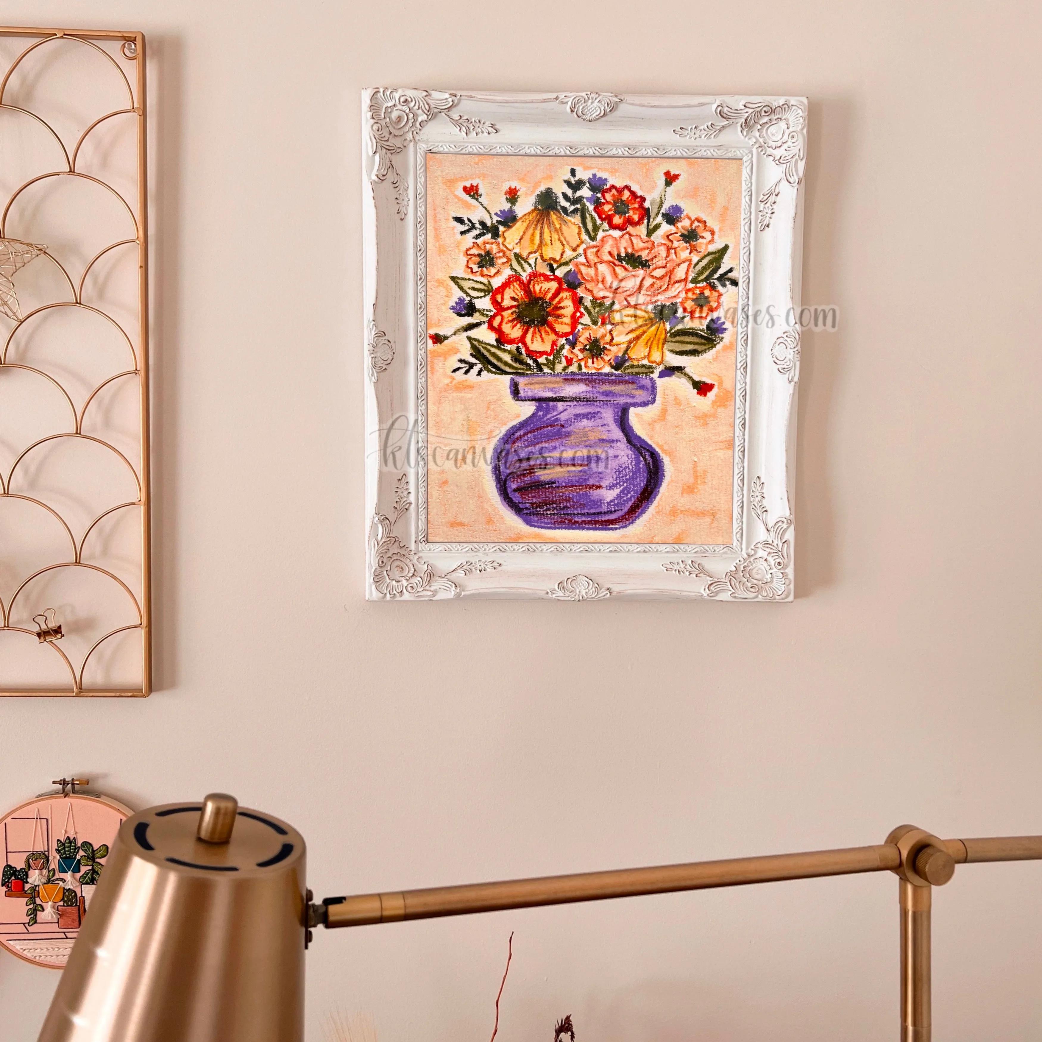 Abstract Florals No. 19 Art Print