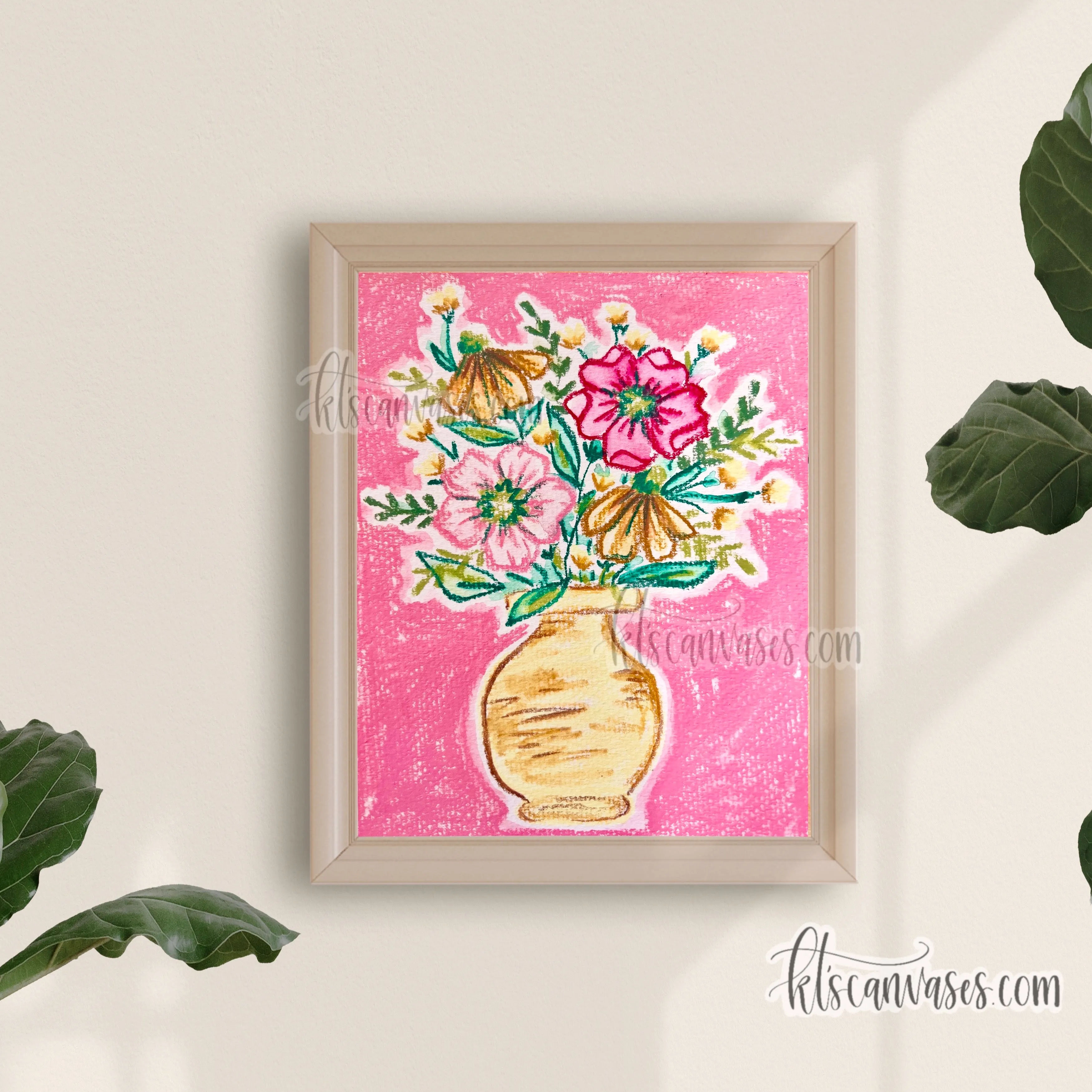 Abstract Florals No. 20 Art Print