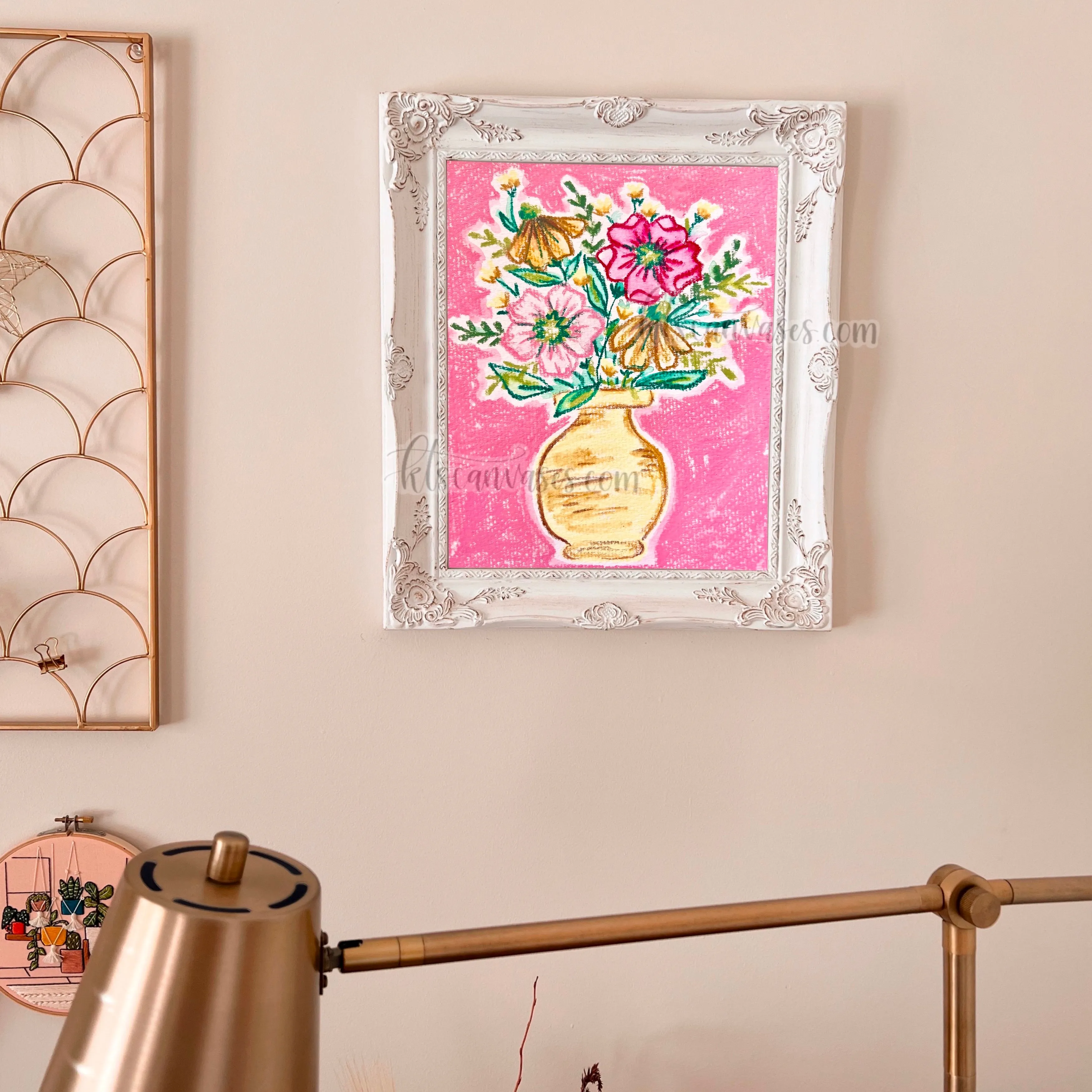Abstract Florals No. 20 Art Print