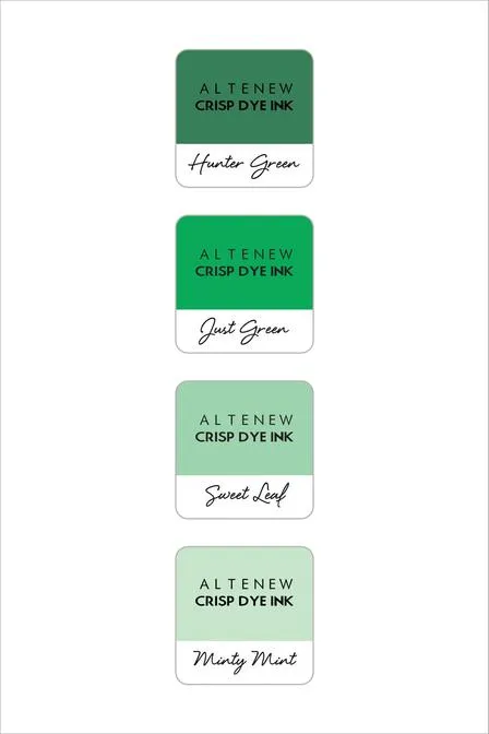 ALTENEW: Mini Dye Ink Cubes 4/pk (Green Meadows)