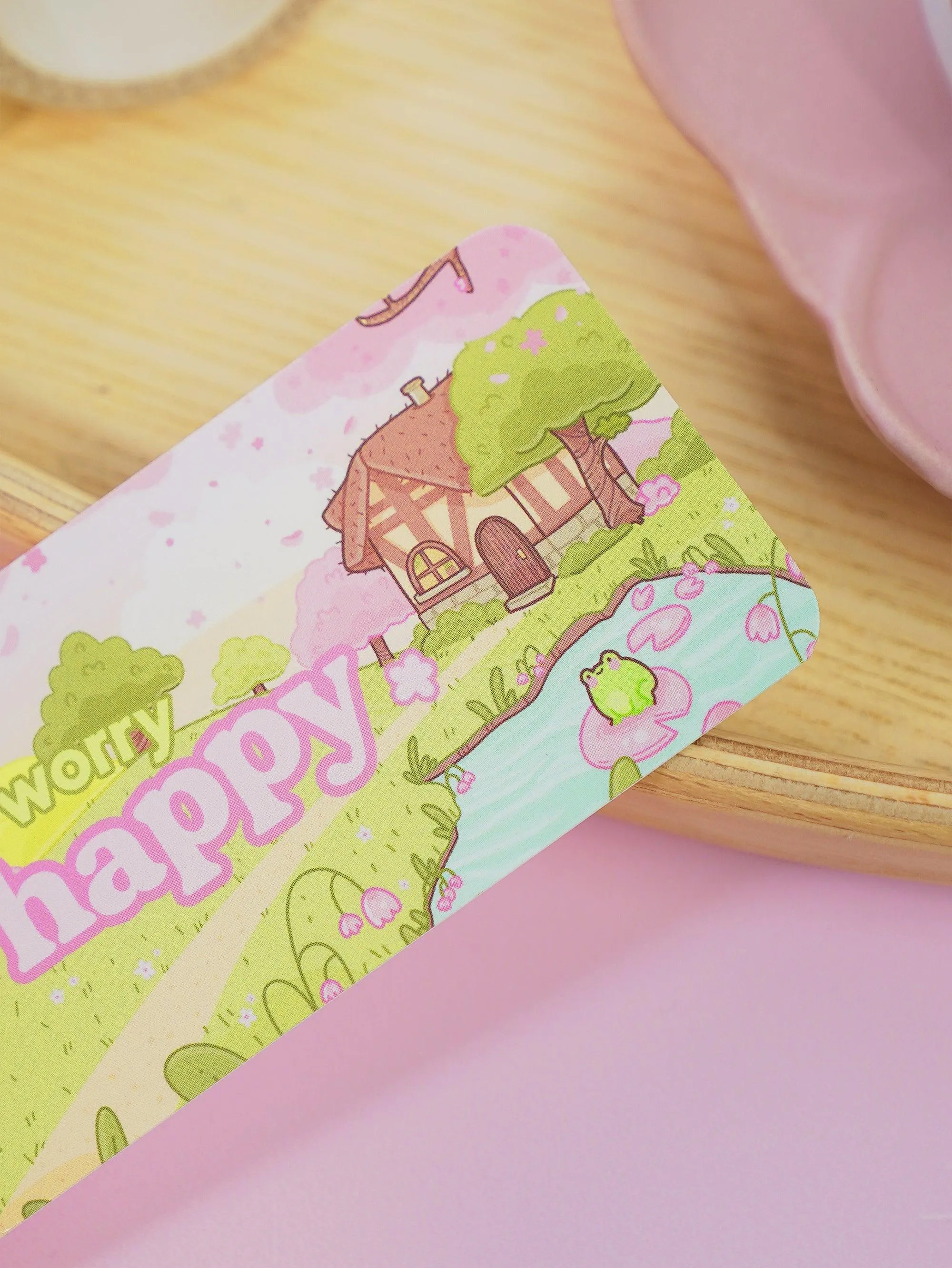 Bumblebutt "Don’t Worry Bee-Happy" Bookmark | Cute Kawaii Character & Inspirational Quote | Adorable Reading Accessory