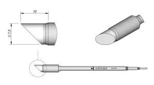 Cartridge Bevel Ø 7.5-10PK