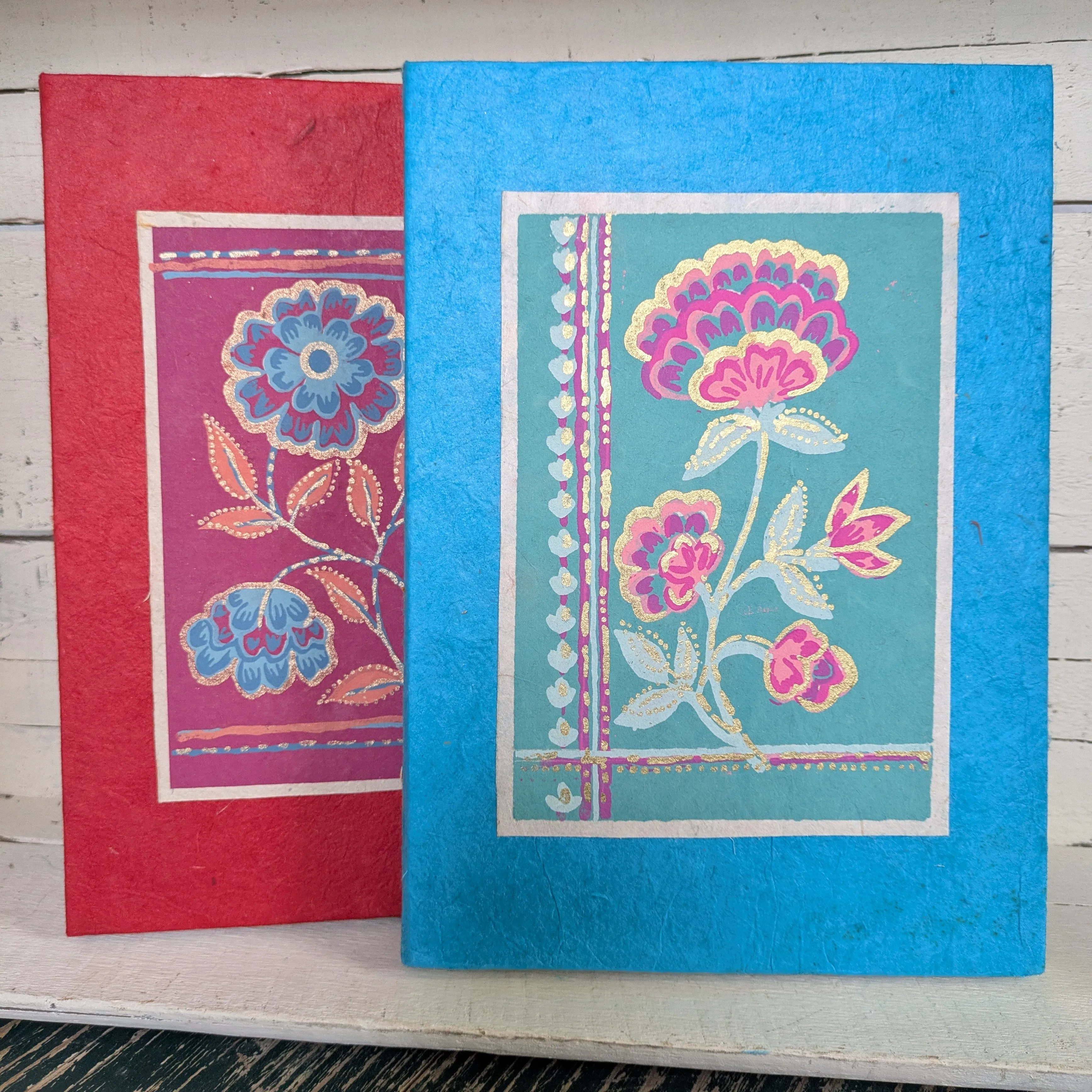 Colorful Floral Tree-Free-Paper Journal