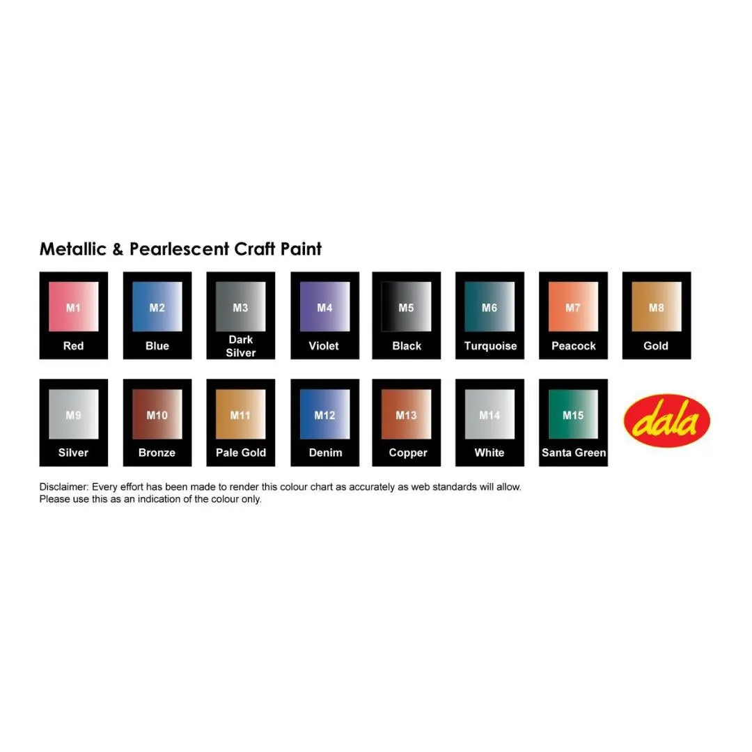 Dala Metallic Craft Paint 50ml