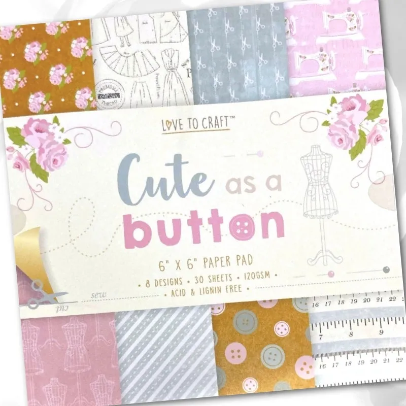 Love to Craft 6x6 Paper Pad Assortment - 6 Pads (LCPAP001)