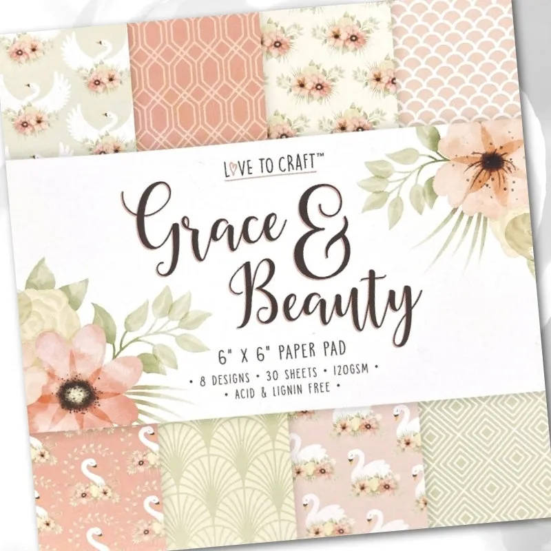 Love to Craft 6x6 Paper Pad Assortment - 6 Pads (LCPAP001)