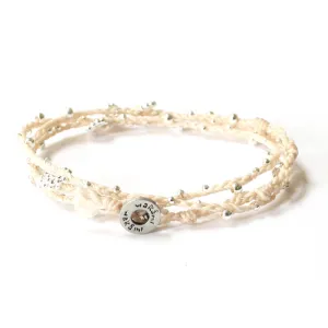 Triple Wrap Bracelet- Beige